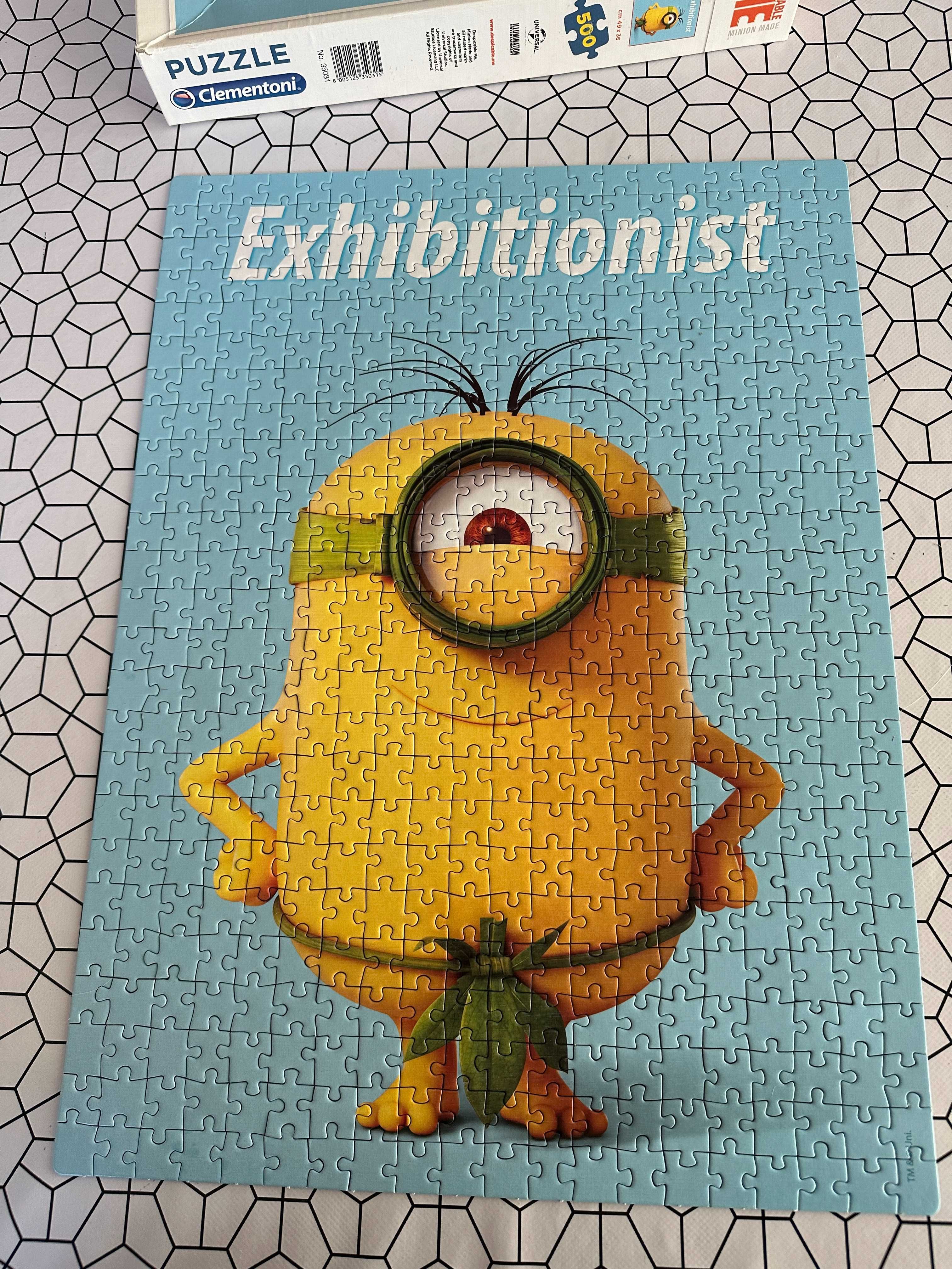 Clementoni puzzle Minions Exhinitionist 500 elementów