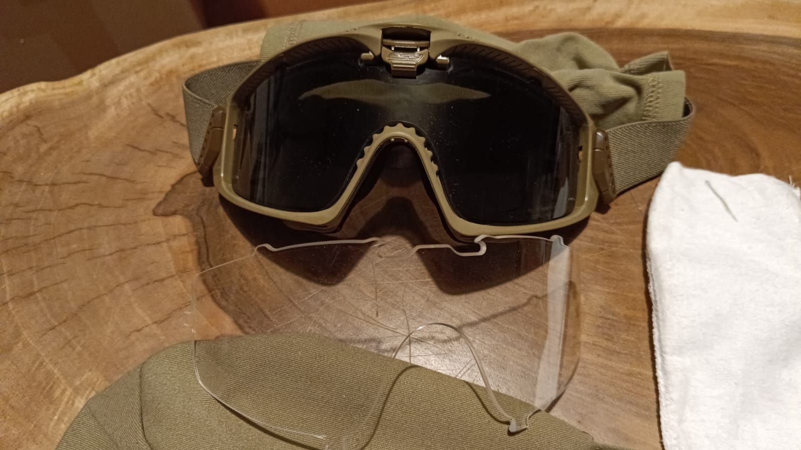 Тактична балістична маска ESS INFLUX AVS GOGGLE TERRAIN TAN (США)