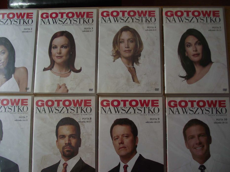 Gotowe na wszystko sezon 1 i 2 dvd, film, serial, kino