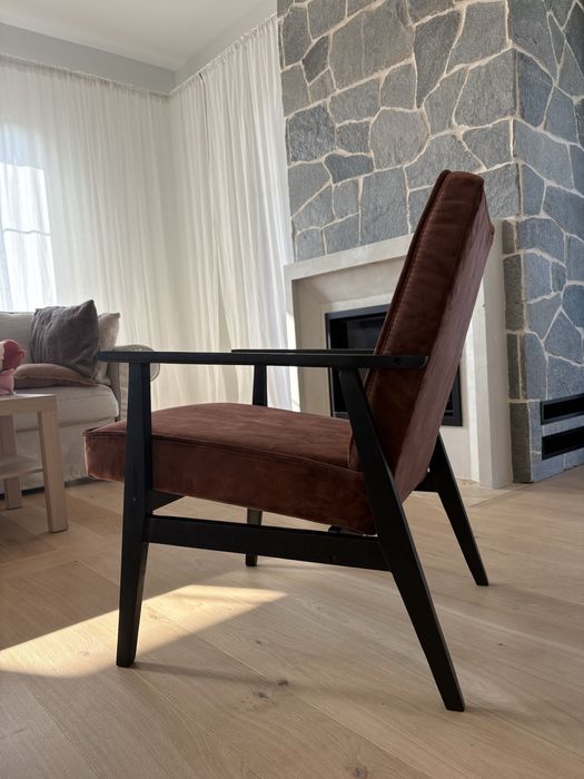 Odnowione fotele lisek PRL 2 sztuki