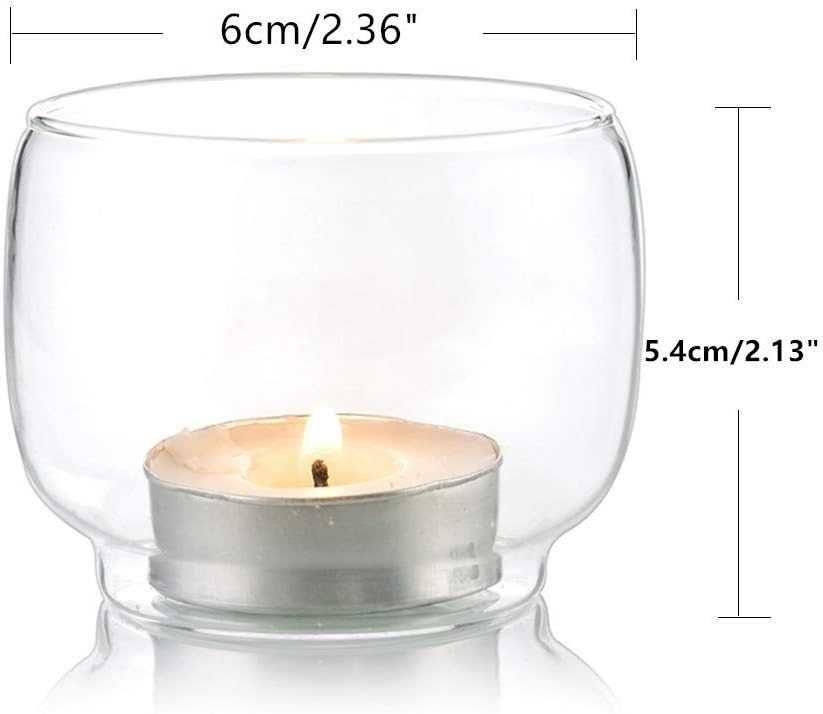 Nowe świeczniki / świecznik szklany / tealight /dekoracja stołu !3693!