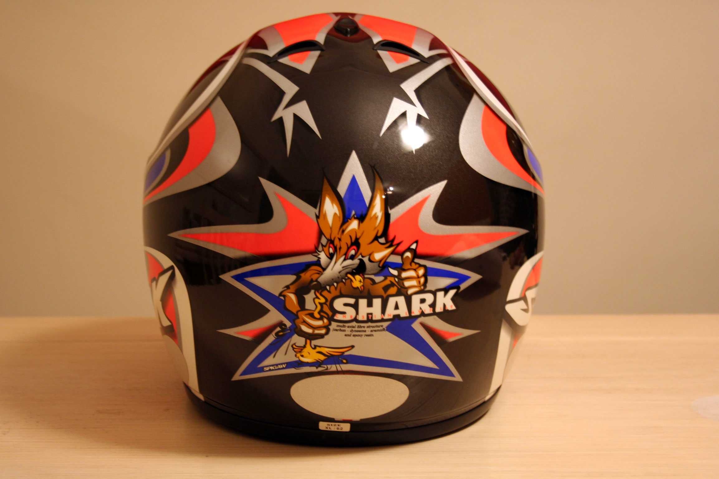 Capacete Shark RSR Carbono/Kevlar - modelo de competição