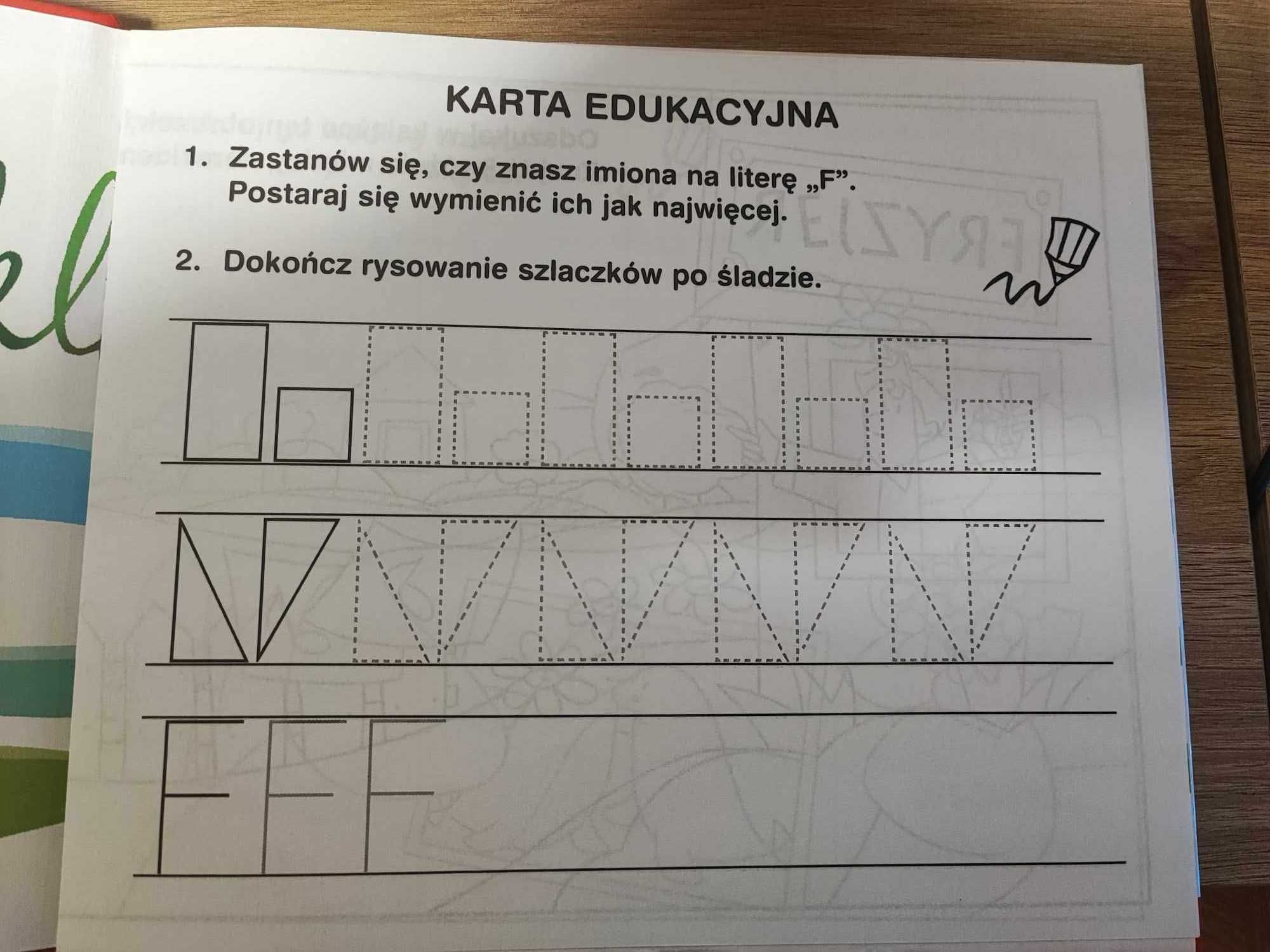 ABC ... uczę się 15szt Litery A - J jak NOWE
