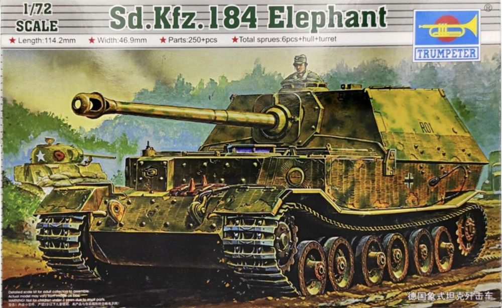 Model plastikowy do sklejania czołg Elephant Trumpeter 07204
