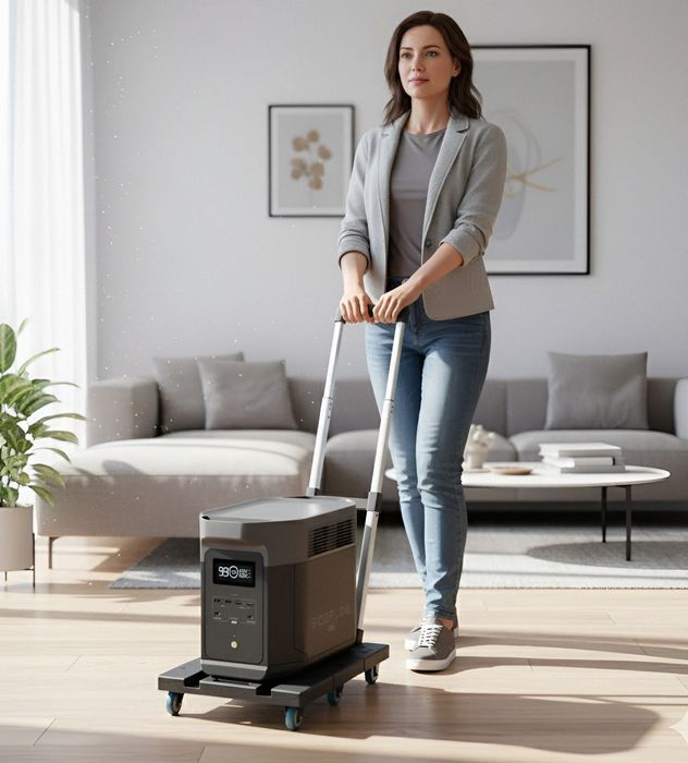 6 колёс тележка‼️Візок для EcoFlow, Bluetti/генераторов/АКБ/LifePo4