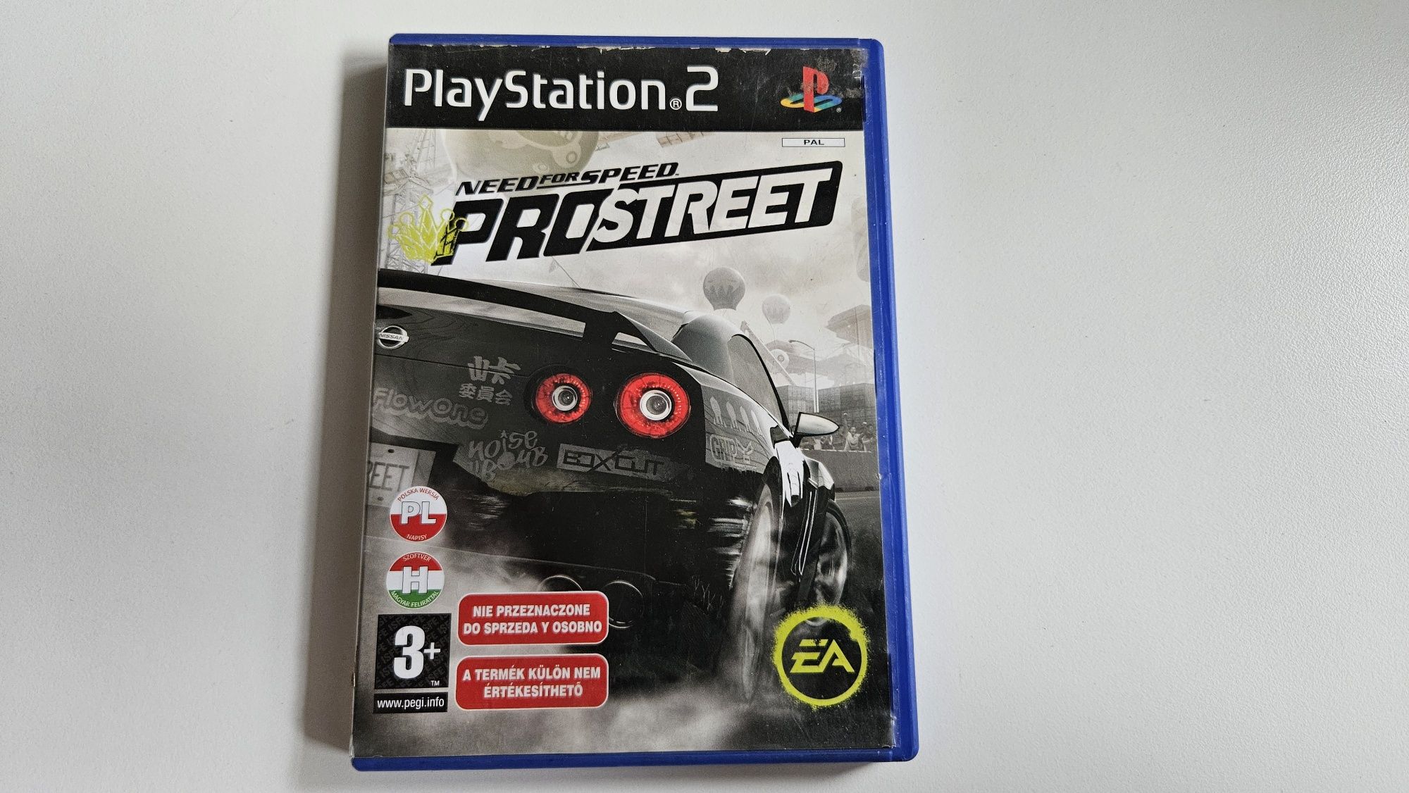 Need for Speed ProStreet PS2 Polska wersja językowa