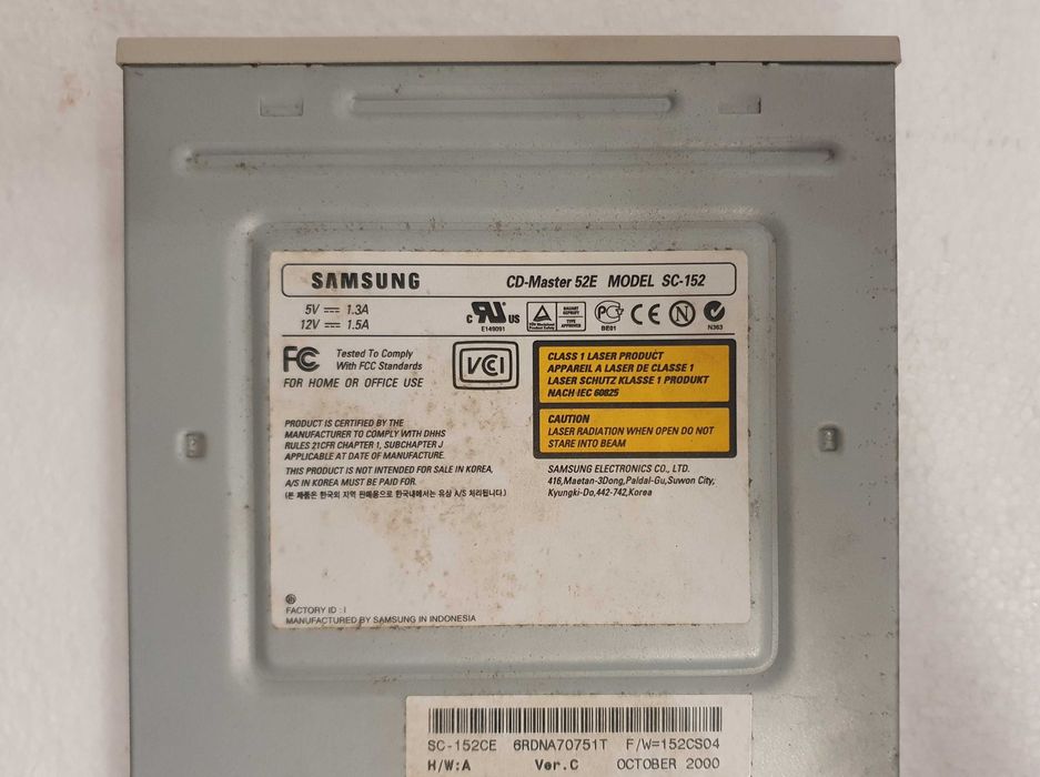 Leitor de CD-Rom Samsung SC-152 - 52x Max