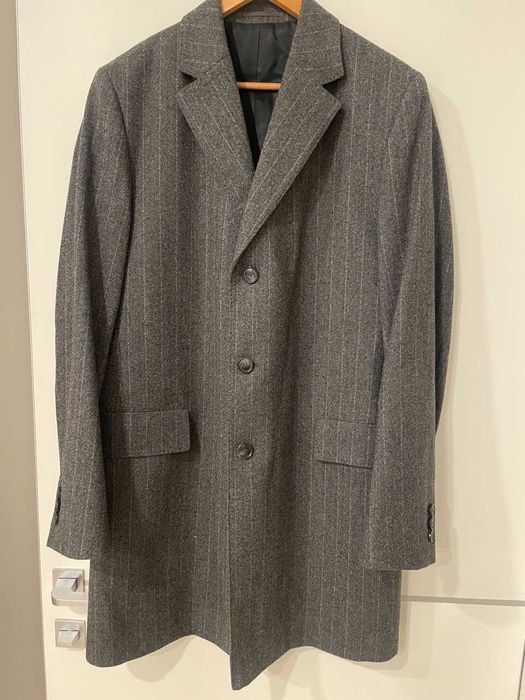 Демісезонне вовняне пальто Hugo Boss, стан нового