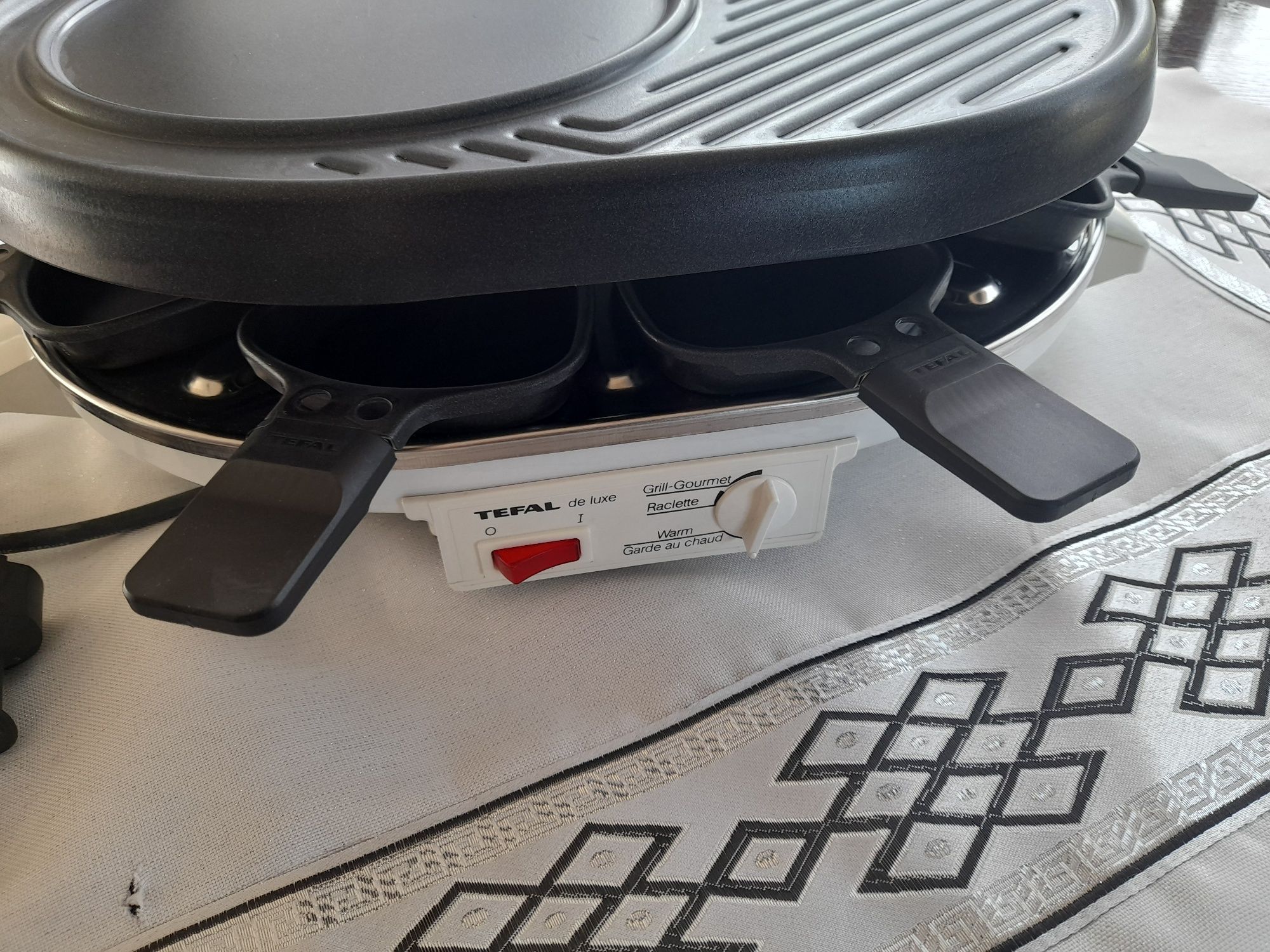 Grill elektryczny  tefal +podstawki do  raclette