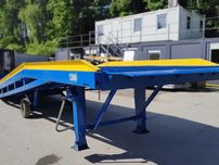 Rampa mobilna hydrauliczna 8 ton załadunkowa najazdowa tir naczepa dok