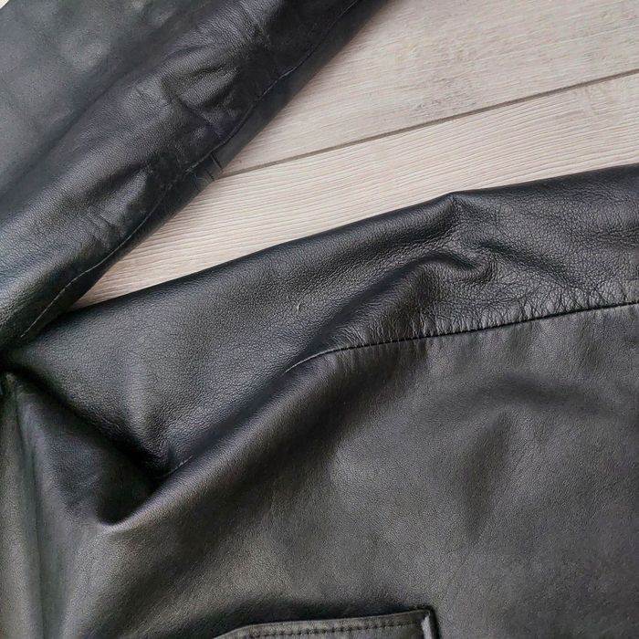 Kurtka skórzana męska czarna rozm. L