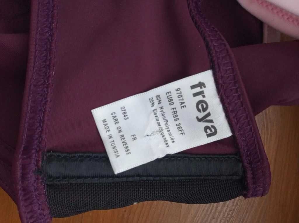 bikini Freya Vodkatini Aubergine 36FF 80FF 80H + L śliwka bakłażan