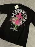 Nowy t-shirt czarny Chrome Hearts