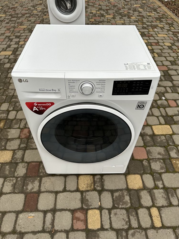 Безшумна пральна машина з Німеччини! LG DirectDrive 8кг, А+++