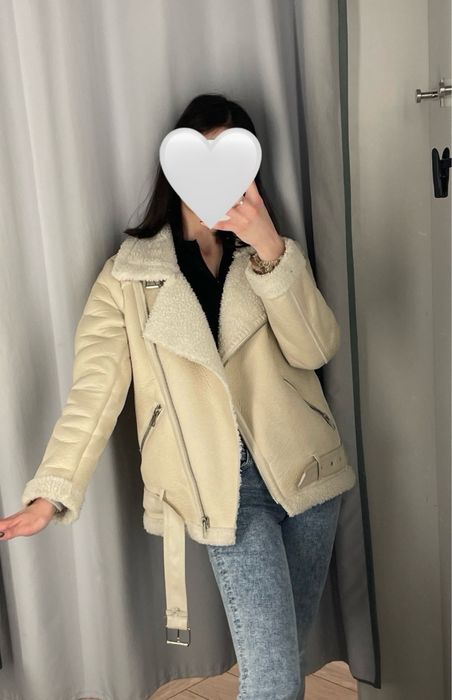 Жіноча зимова дублянка авіатор