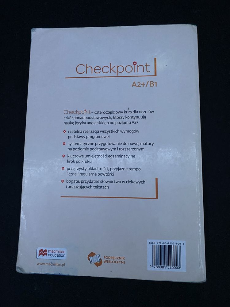 Checkpoint A2+/B1  zestaw ksiazek do angielskiego