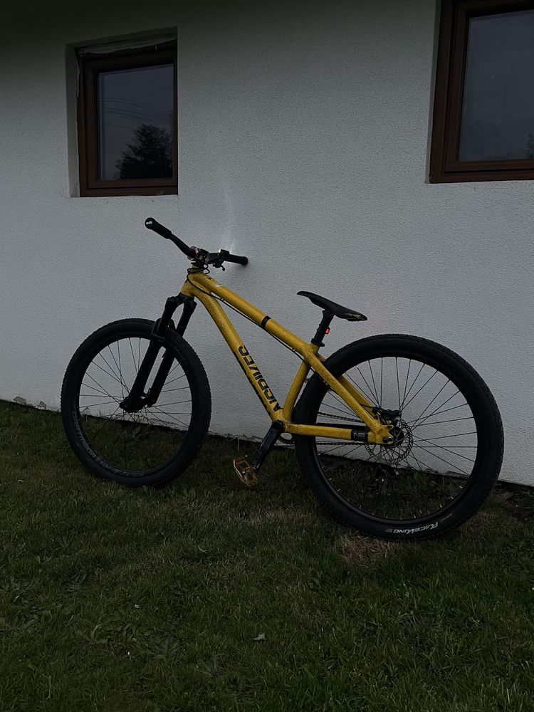 Ns bikes decade v2 yellow splash (rower dirt)