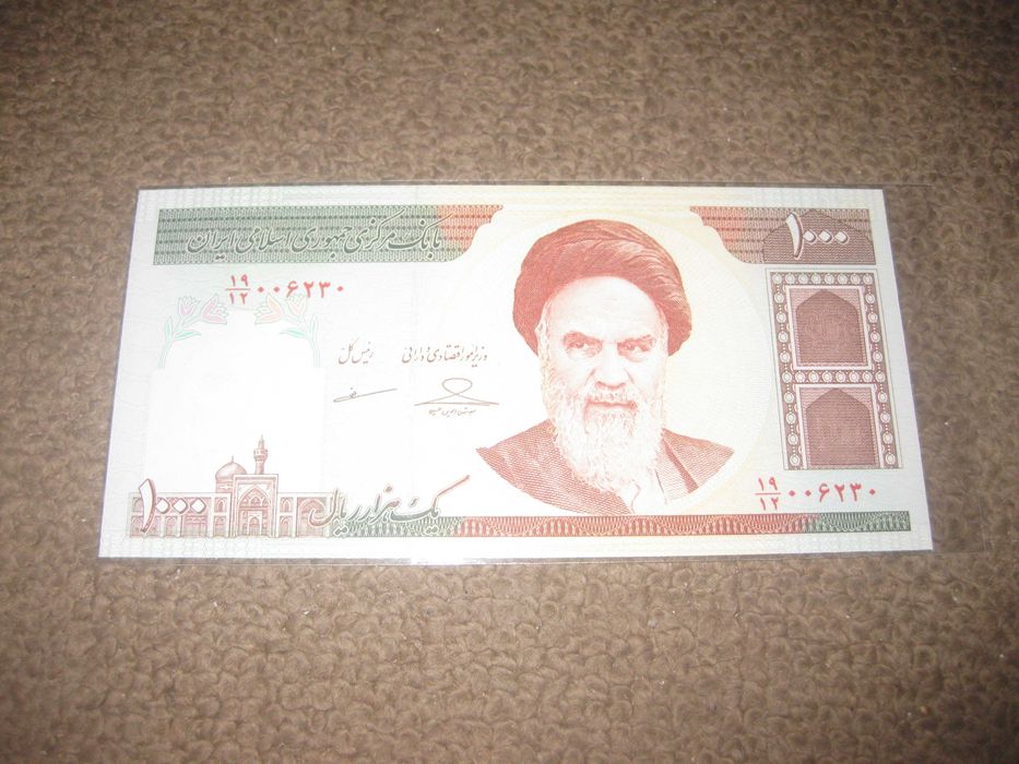 Nota do Irão "1000 Rials" UNC