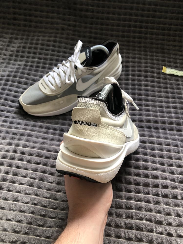 NIKE Waffle One (41.5-42) 26.5см мужские кроссовки сетка бежевые ориги