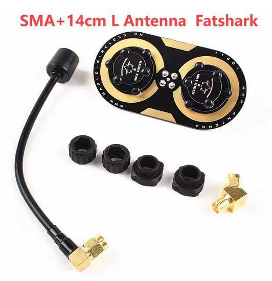 Набір Патч антен Maple Wireless 5.8G 11dBi RHCP SMA + антена 3dBi 14см