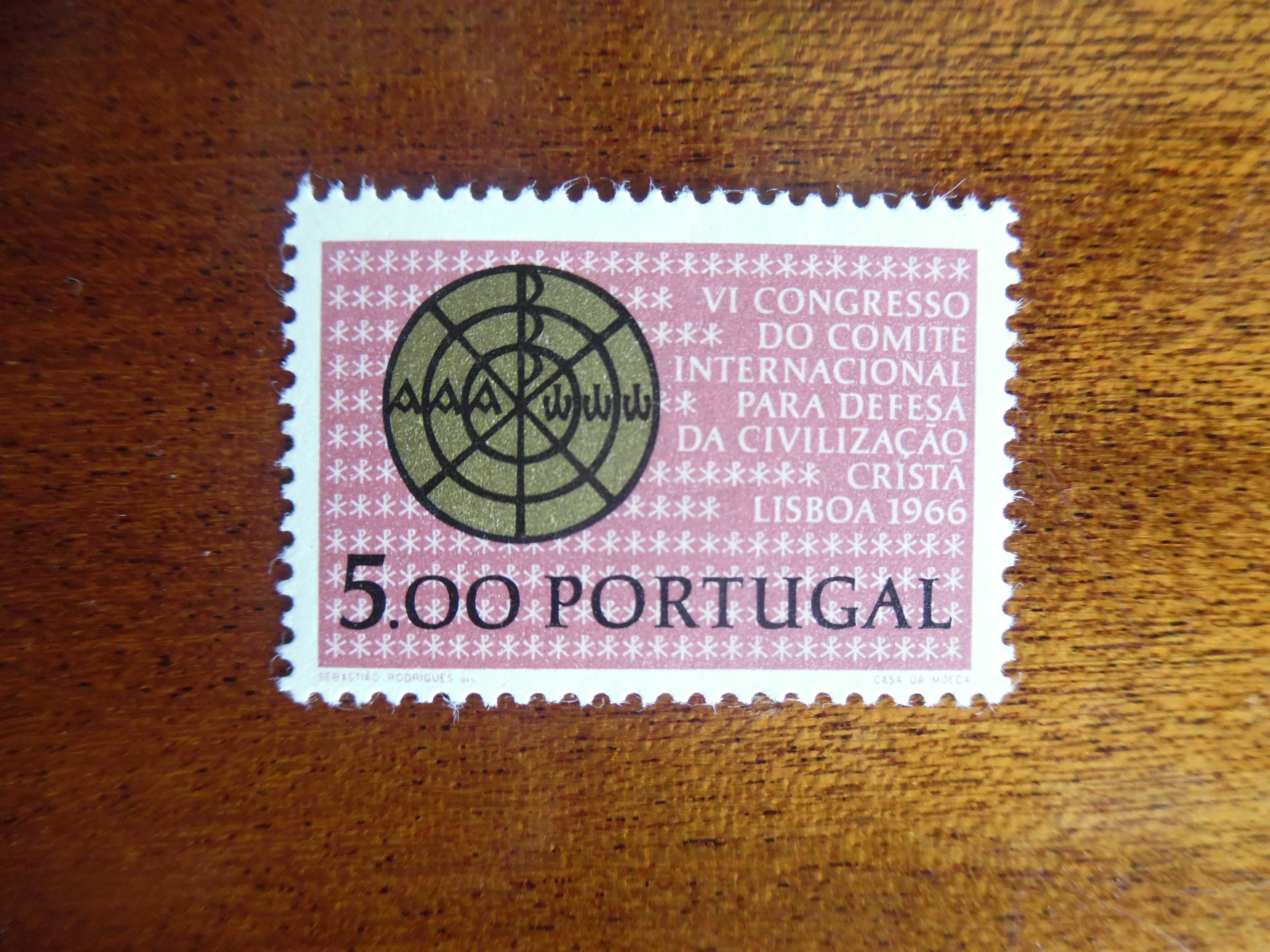 Selos Portugal 1966- Defesa Cristã NOVO AF. 973