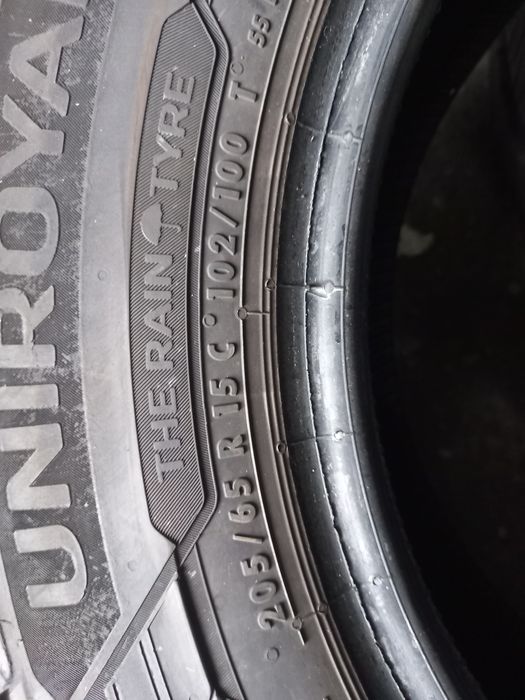 Opony nowe demo 205/65/15c uniroyal  2 szt 2020 rok prod