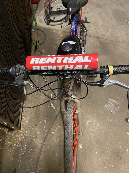 Rower z silnikiem spalinowym moretti 80cc