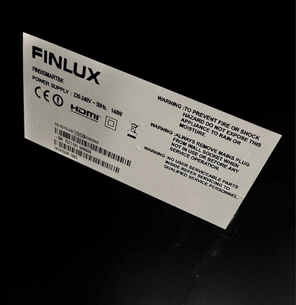 Телевізор Finlux FIN55SMARTBK