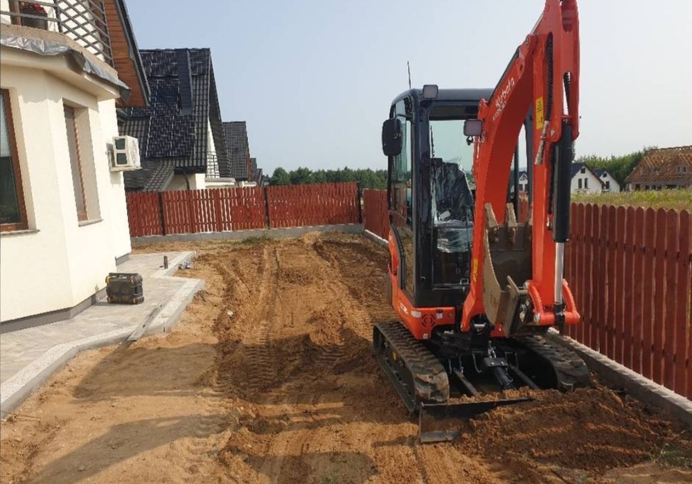 Usługi Minikoparką Przyłącza Wiertnica Wozidło Wynajem