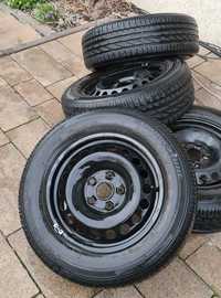 Komplet kół 195/65R15 5x112 letnie Bridgestone Turanza