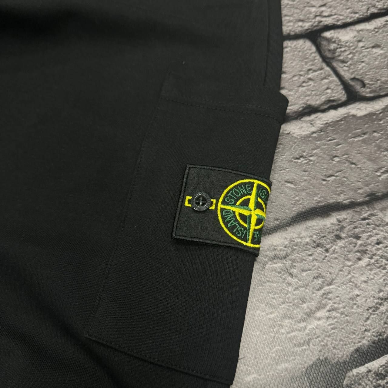 НОВЫЙ СЕЗОН ЕКСКЛЮЗИВ чорние штаны от Stone Island -  2024