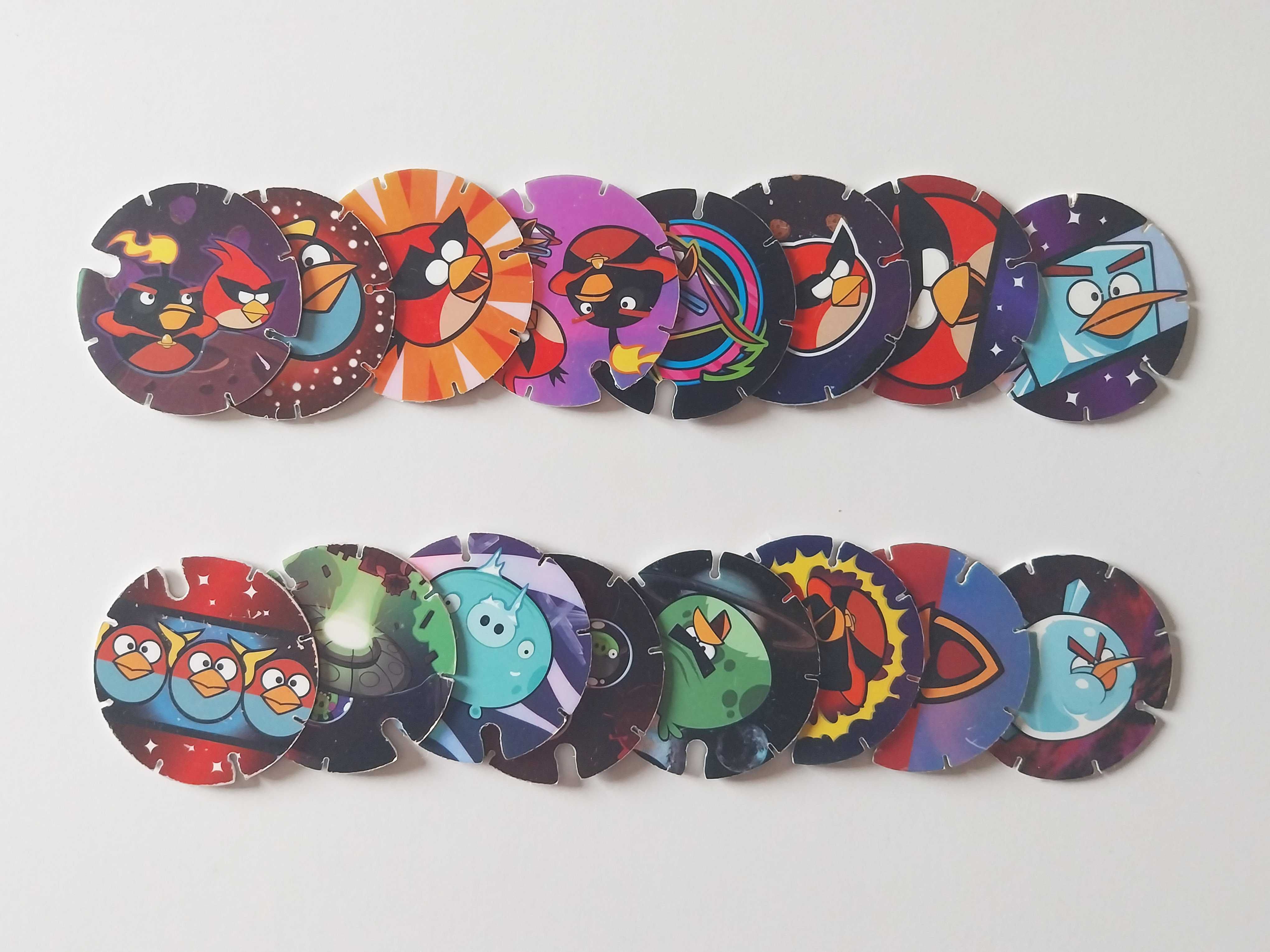 16 tazos ANGRY BIRDS SPACE | lote Cheetos