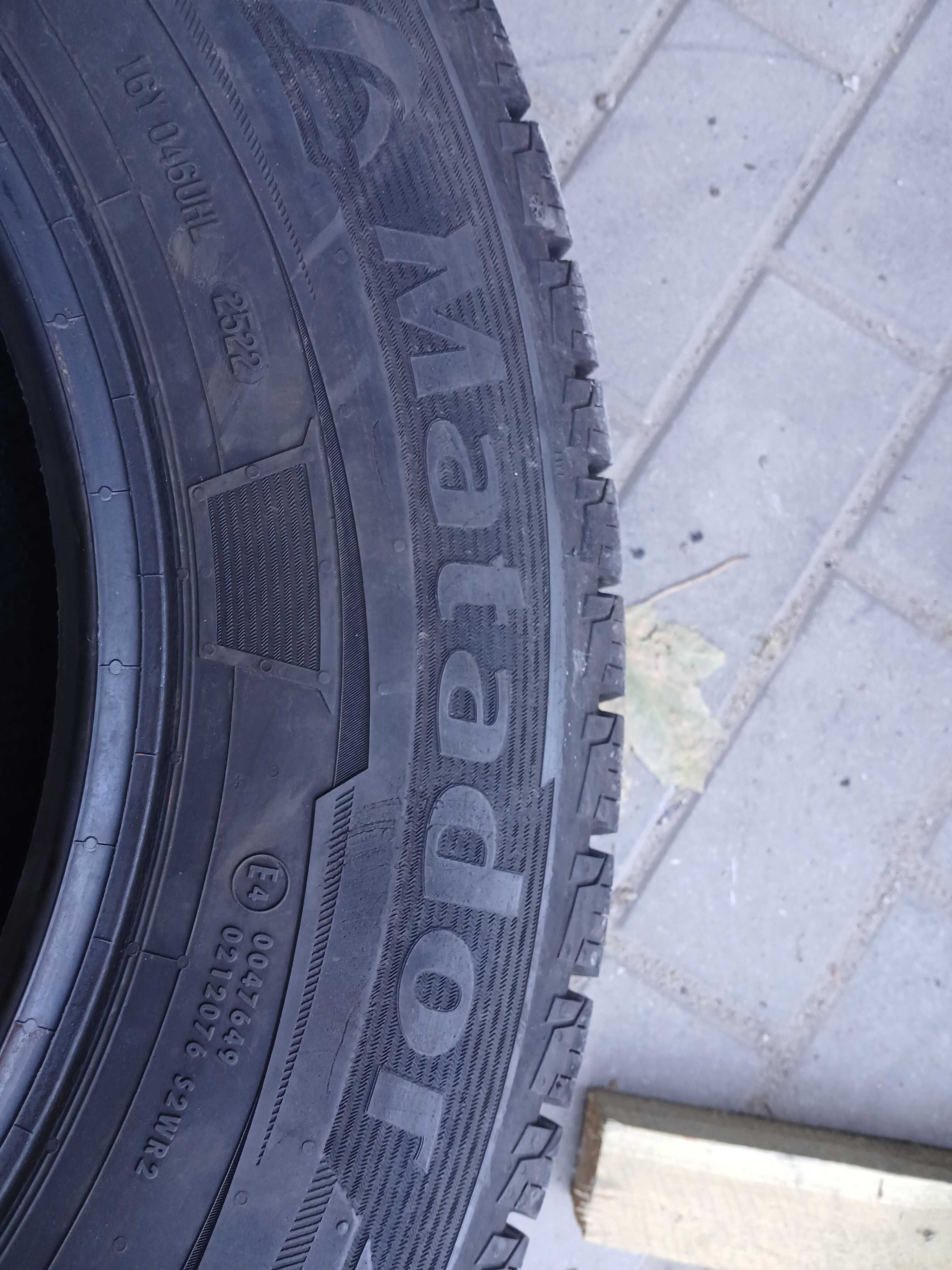 2x używane opony zimowe 215/75 R16C MATADOR 2022r Montaż Gwaranacja