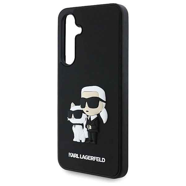 Etui Karl Lagerfeld 3D Rubber Karl&Choupette na Samsung Galaxy S24 FE
