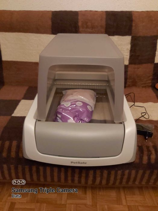 Kuweta samoczyszcząca dla kotów ScoopFree+wkład wieczny+żwirek 5L