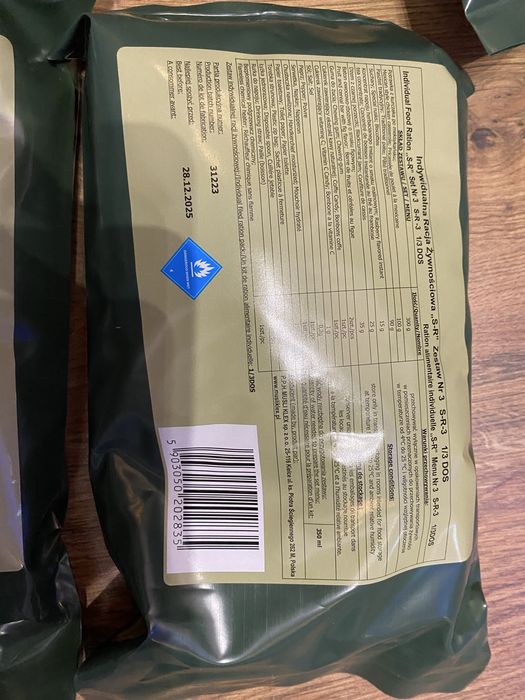 Wojskowa Racja żywnosciowa