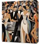 Obraz 50x60cm Bal w Art Deco