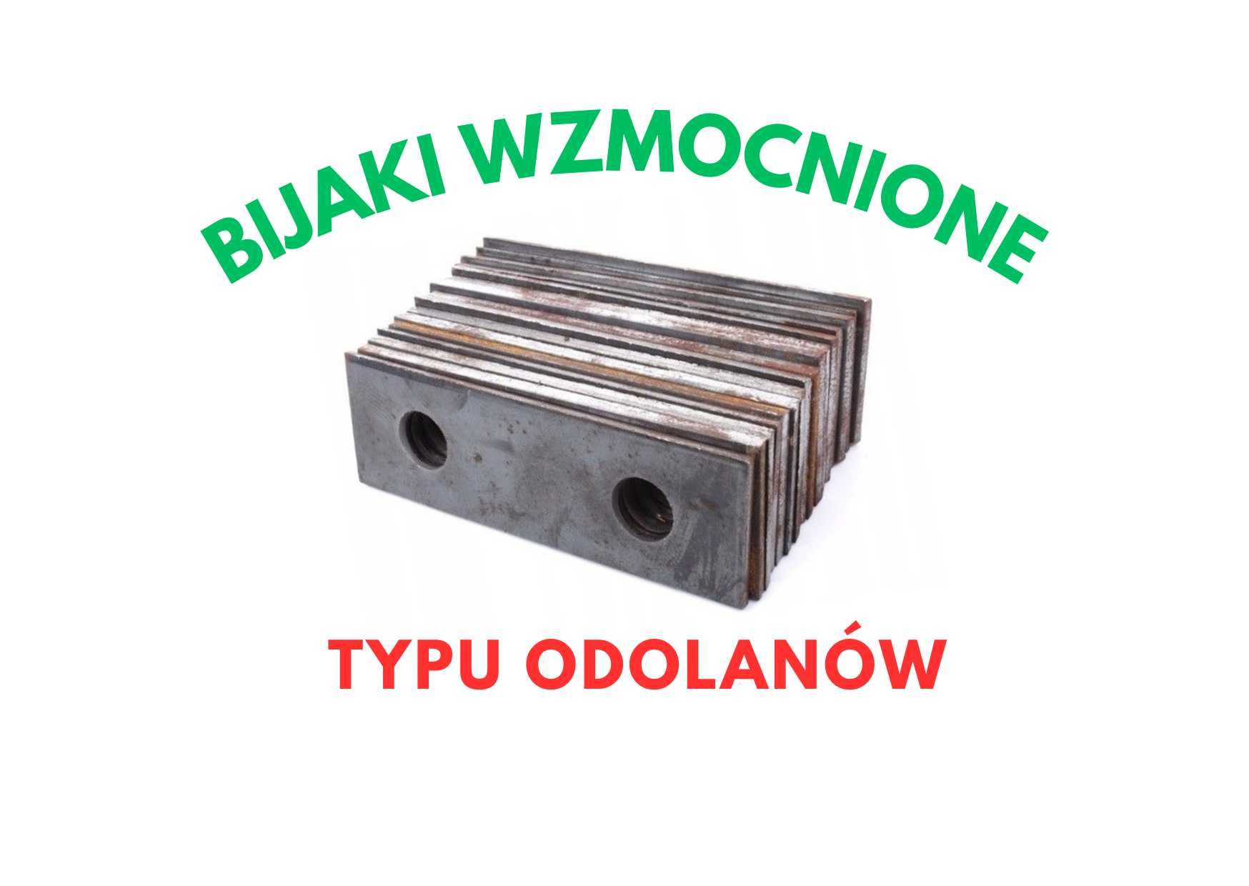 Bijaki 156x58 mm Noże Bijaki do śrutownika OTWÓR 2,4mm stal HS Wysyłka