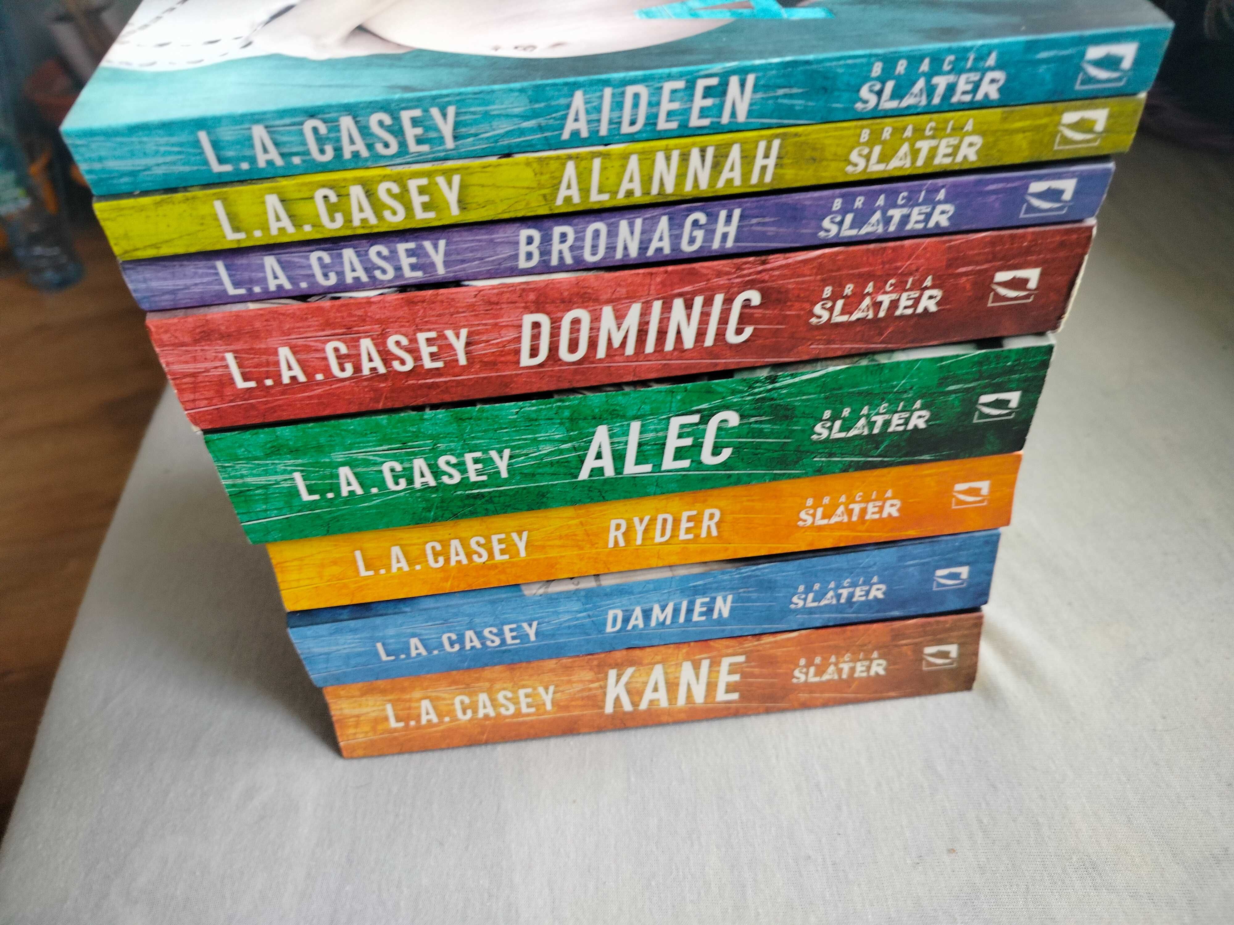 Dominic,Bronagh,Alec,Kane,Aideen,Ryder,Damien,Alannah 
L.A. Casey