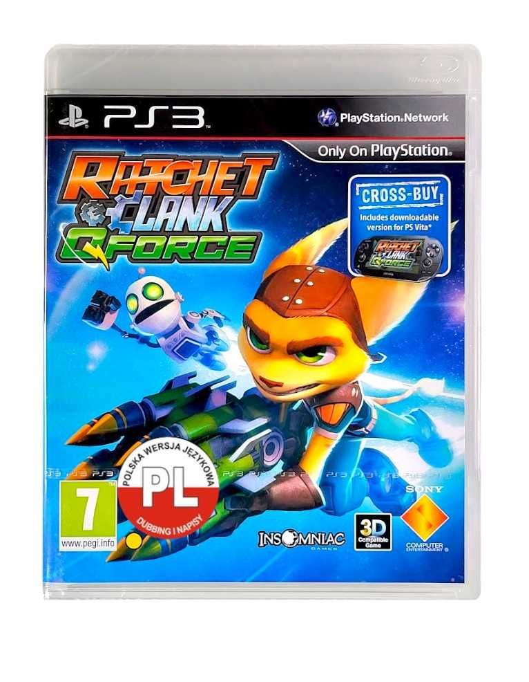 Ratchet and Clank QForce / Gra PS3 / Dubbing PL / PerfectBlue /Mokotów