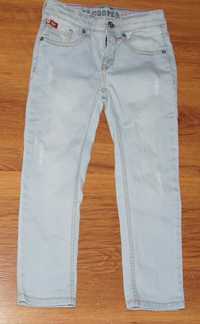 LEE spodnie jeans elastyczne dla chłopca dziewczynki 116-122 jak nowe