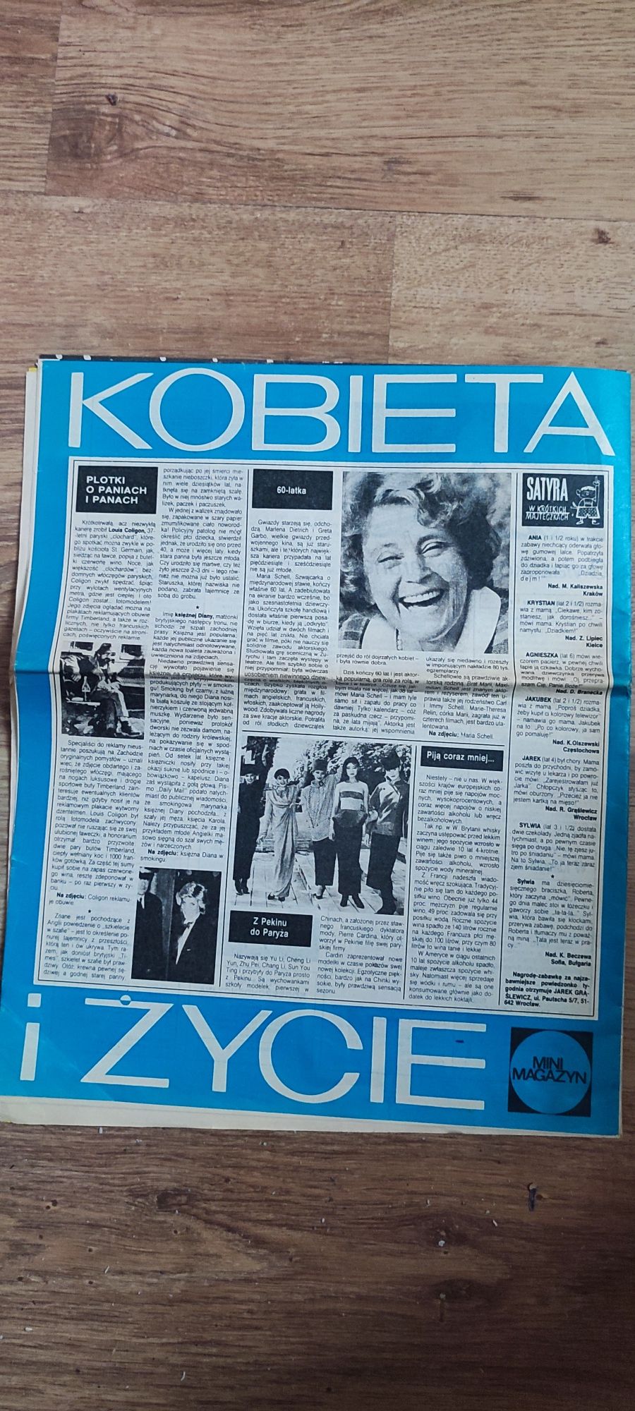 Tygodnik kobiet i zycie 1985 i 1986