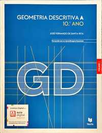 GD 10 - Geometria Descritiva A - 10º ano - Manual (NOVO)