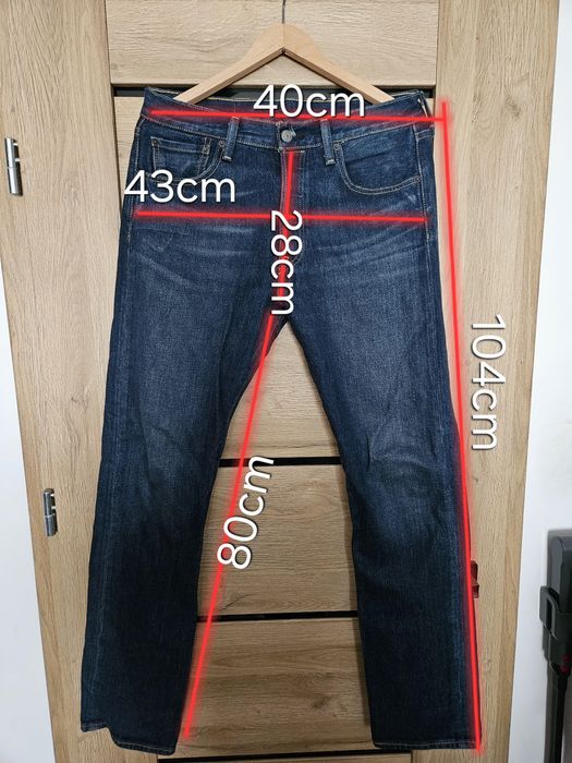 Męskie jeansy Levi's 501. Rozmiar W30 L32