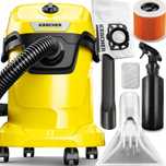 Odkurzacz Przemysłowy Karcher Wd 3 Zestaw Piorący +nadmuch Sucho Morko