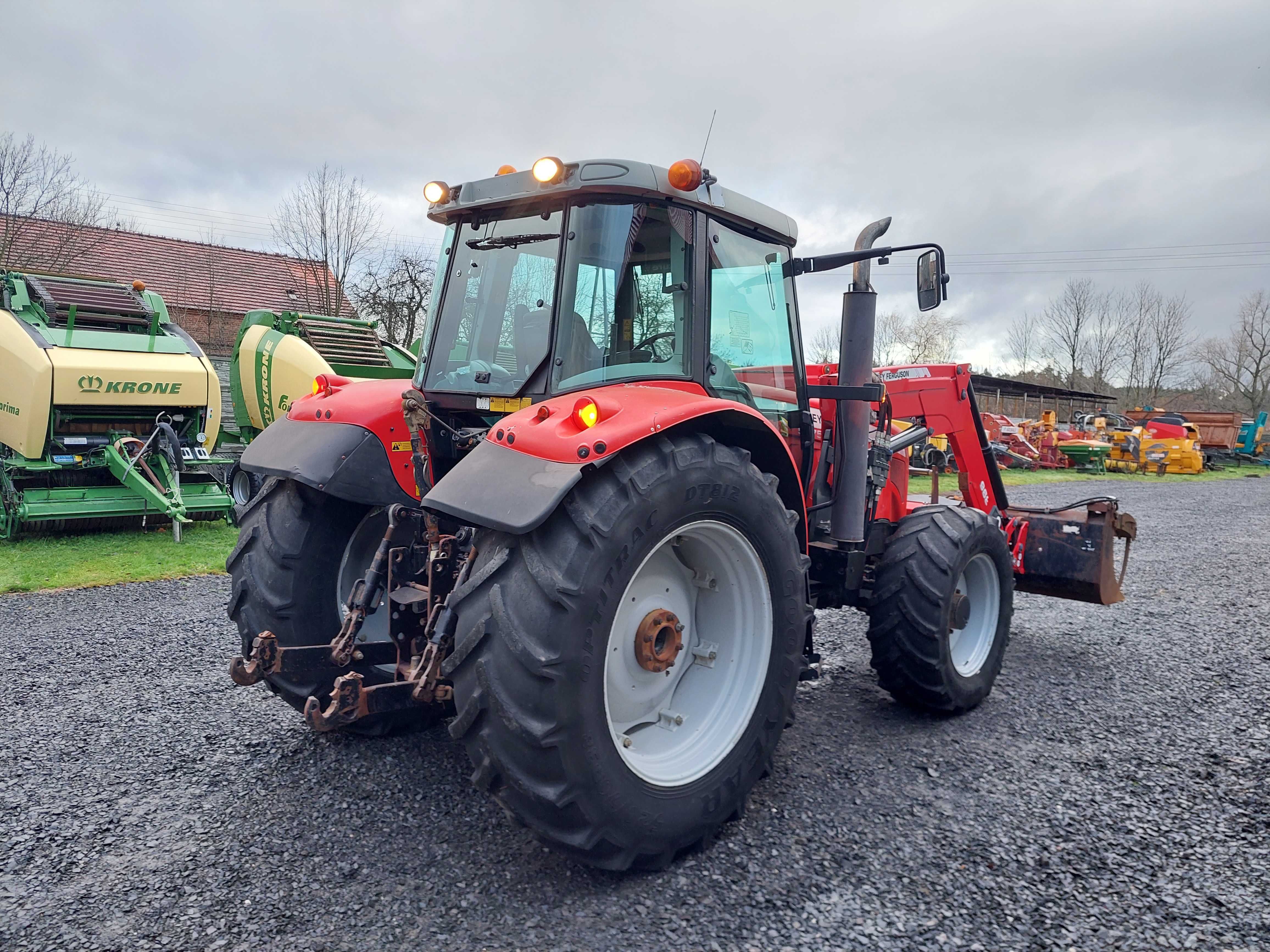 MASSEY FERGUSON 5475, MIĘKKA OŚ, TUZ, ładowacz + krokodyl