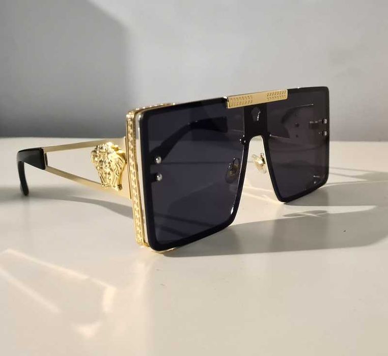 Okulary damskie przeciwsłoneczne bogato zdobione nowe