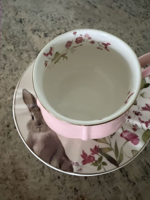 Filiżanka ze spodkiem Mapula  Zając Home & You