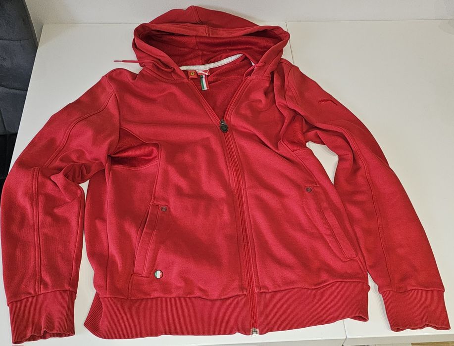 Bluza Scuderia Ferrari Puma rozpinana, z kapturem rozmiar XL