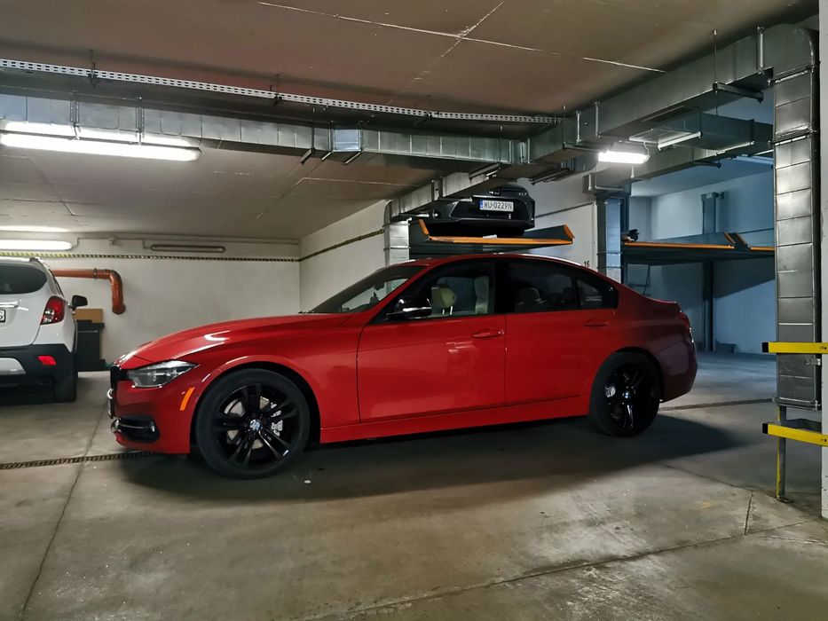 BMW Seria 3 Bmw f30 328i xdrive 2016 Sport line bogate wyposażenie Harmann